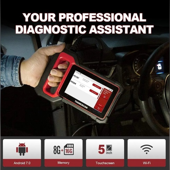 ThinkScan Plus S7 OBD2 Scanner Auto Diagnostic ABS IMMO TPMS Reset Code Reader - Picture 4 of 10